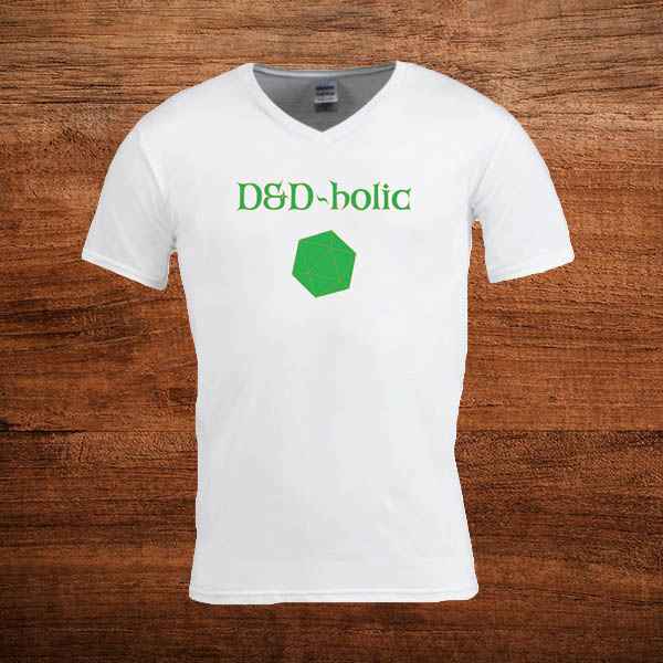 shirt D&D holic men White